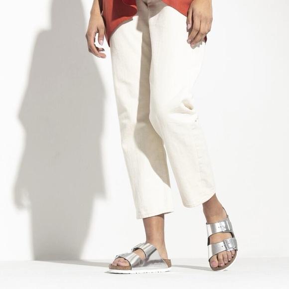 Birkenstock NWT Arizona sandal, Silver, size 38 - Picture 5 of 11